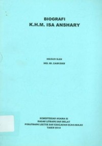 Biografi K.H.M Isa Anshary