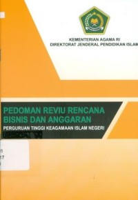 Pedoman reviu rencana bisnis dan anggaran perguruan tinggi keagamaan islam negeri