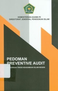 Pedoman preventive audit perguruan tinggi keagamaan islam negeri