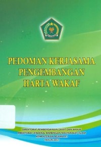 Pedoman Kerjasama Pengembangan Harta Wakaf