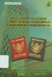 Pedoman Jabatan Fungsional Penghulu dan Angka Kreditnya