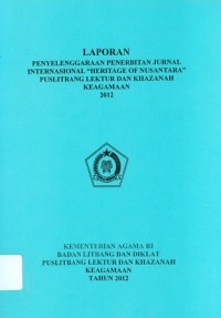 Penyelenggaraan Penerbitan Jurnal Internasional 