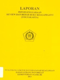 Laporan Penyelenggaraan Review dan Bedah Buku Keagamaan I (Yogyakarta)