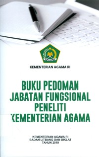 Buku Pedoman Jabatan Fungsional Peneliti Kementerian Agama