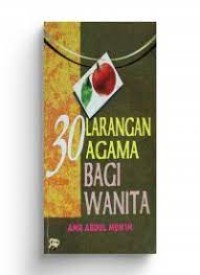 30 Larangan Agama Bagi Wanita