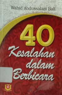 40 Kesalahan dalam Berbicara