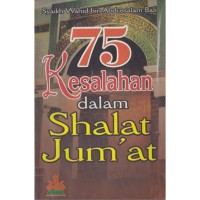 75 Kesalahan Dalam Shalat Jum'at