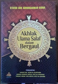 Akhlak Ulama Salaf Dalam Bergaul