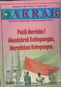 Akrab Nomor 206 XVI, Agustus 2000