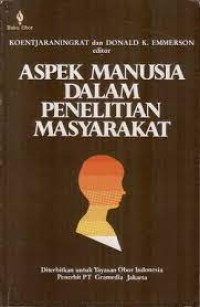 Aspek Manusia Dalam Penelitian Masyarakat