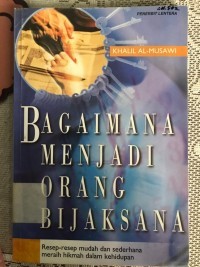 Bagaimana menjadi orang bijaksana