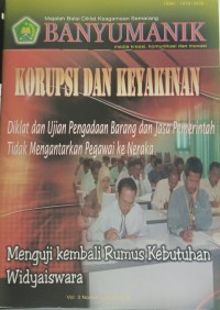 Banyumanik Volume 3 Nomor 1 April 2008