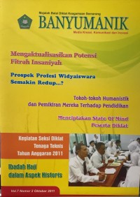Banyumanik Volume 7 Nomor 2, Oktober 2011
