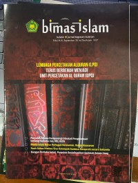 Bimas Islam Jurnal Kegiatan Bulanan Edisi XLIII, September 2016