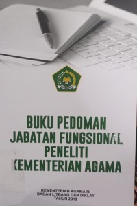 Buku Pedoman Jabatan Fungsional Peneliti Kementerian Agama