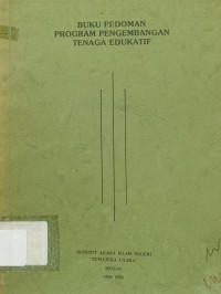 Buku Pedoman Program Pengembangan Tenaga Edukatif