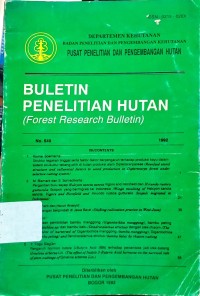 Buletin Penelitian Hutan