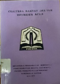 Ceritera Rakyat Daerah Istimewa Aceh