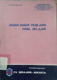 Dasar-dasar Penilaian Hasil Belajar