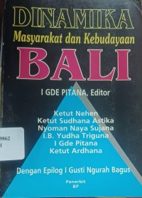 Dinamika Masyarakat dan Kebudayaan Bali