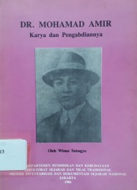 Dr. Mohamad Amir: Karya dan Pengabdiannya