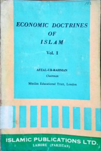 Economic Doctrines Of Islam Vol. 1