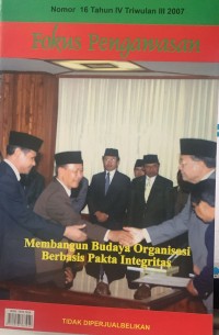 Fokus Pengawasan Nomor 16 Tahun IV Triwulan III 2007