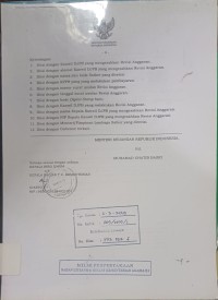 Format Surat Revisi Anggaran