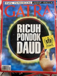 Gatra Nomor 07 Tahun XI, 1 Januari 2005