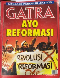 Gatra Nomor 25 Tahun IV, 9 Mei 1998