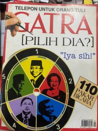 Gatra Nomor 34 Tahun X, 10 Juli 2004