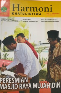 Harmoni Khatulistiwa Edisi 1 Tahun 2015