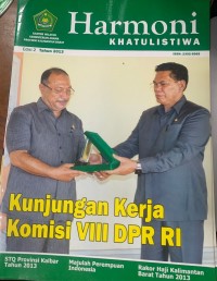 Harmoni Khatulistiwa Edisi 2 Tahun 2013
