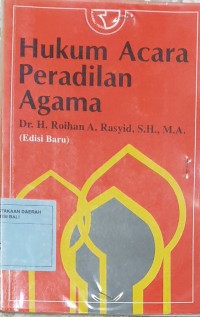 Hukum Acara Peradilan Agama