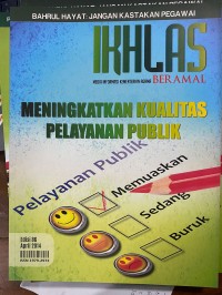 Ikhlas Beramal Edisi 86, April 2014