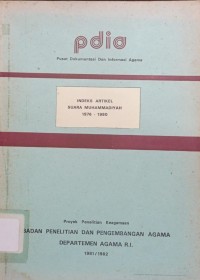 Indeks Artikel Suara Muhammadiyah 1976-1980