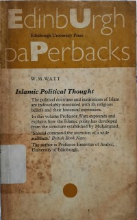 Islamic Political Thought : The Basic Concepts