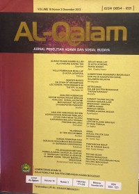 Jurnal Al-Qalam Volume 18 Nomor 2, Juli-Desember 2012