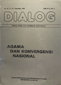 Jurnal Dialog Nomor 32 Tahun XV, Desember 1990