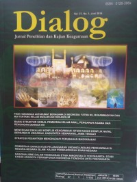 Jurnal Dialog Volume 37 Nomor 01, Juni 2014