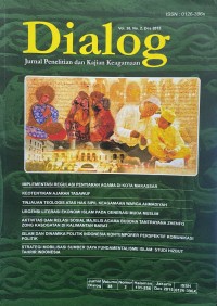 Jurnal Dialog Volume 38 Nomor 2, Desember 2015