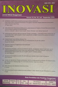 Jurnal Inovasi Volume 10 Nomor 03, Juli-September 2016