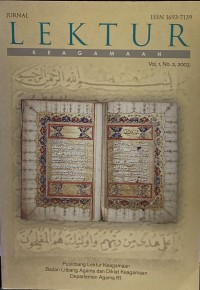 Jurnal Lektur Keagamaan Volume 1 Nomor 2 Tahun 2003