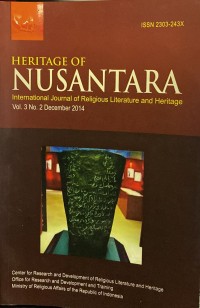 Jurnal Nusantara Volume 3 Nomor 2, December 2014