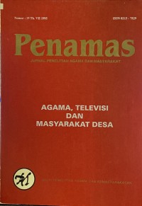 Jurnal Penamas Nomor 19 Tahun VII, Tahun 1995