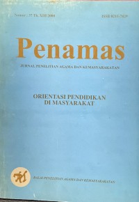 Jurnal Penamas Nomor 37 Tahun XII, Tahun 2000