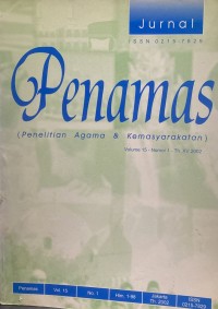 Jurnal Penamas Volume 15 Nomor 1, Tahun 2002