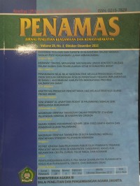 Jurnal Penamas Volume 28 Nomor 3, Oktober-Desember 2015