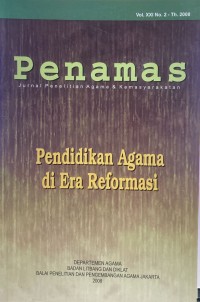 Jurnal Penamas Volume XXI Nomor 2, Tahun 2008