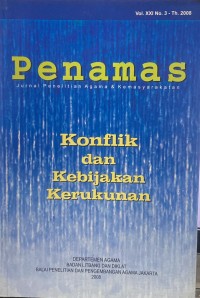 Jurnal Penamas Volume XXI Nomor 3, Tahun 2008